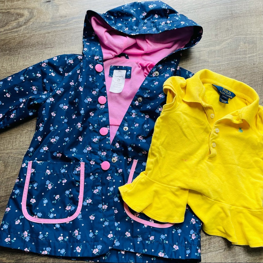 Carter's Raincoat& Polo RL Polo Top, 2T